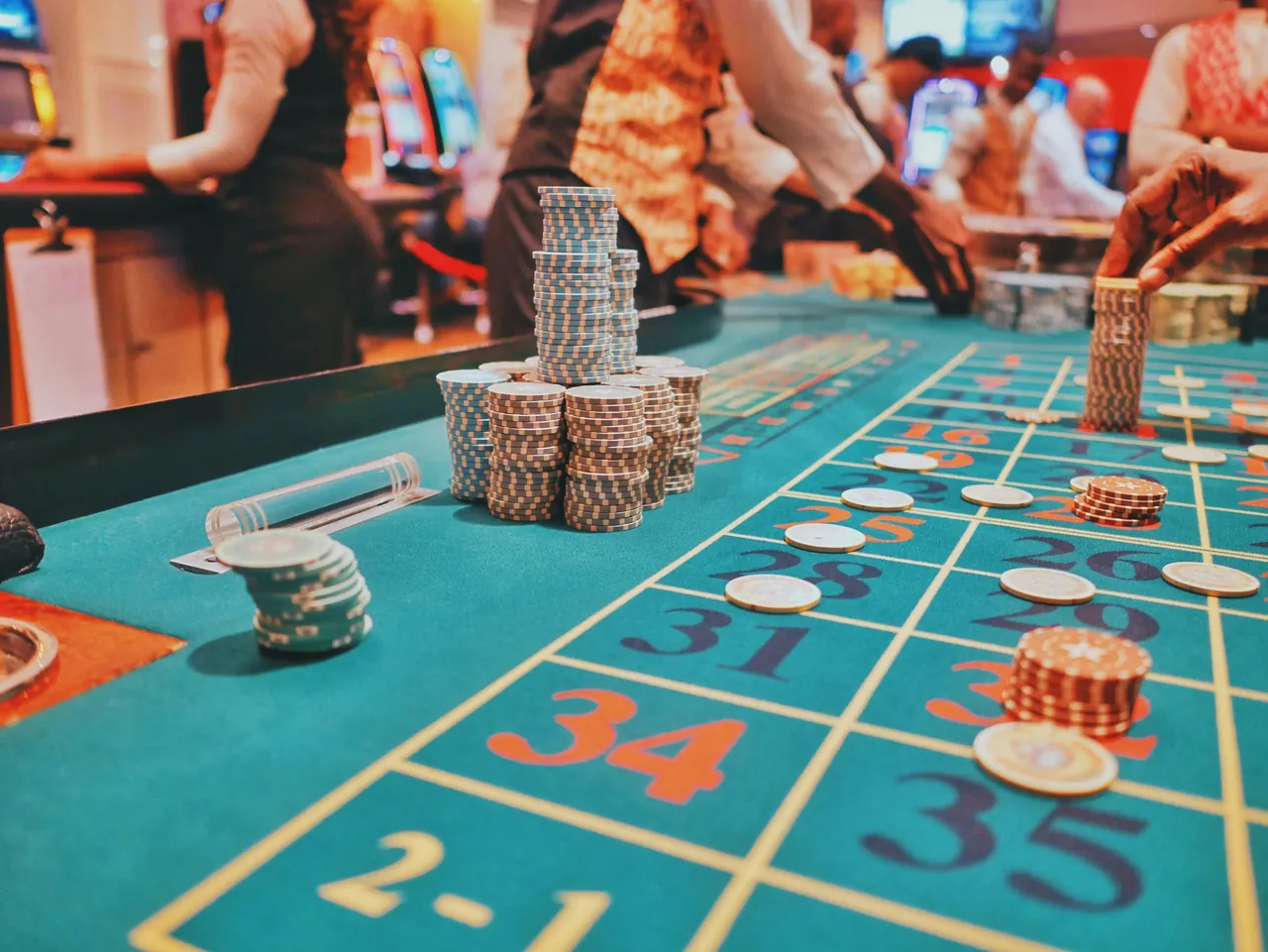 Roulette in Las Vegas. Photo by Julien Cavandoli.
