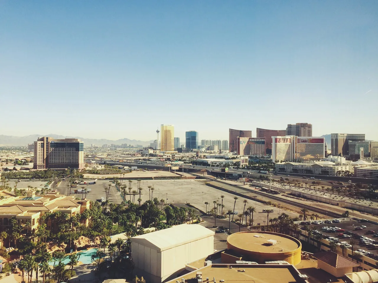 Panoramic view of Las Vegas. Photo by Robert Bye.