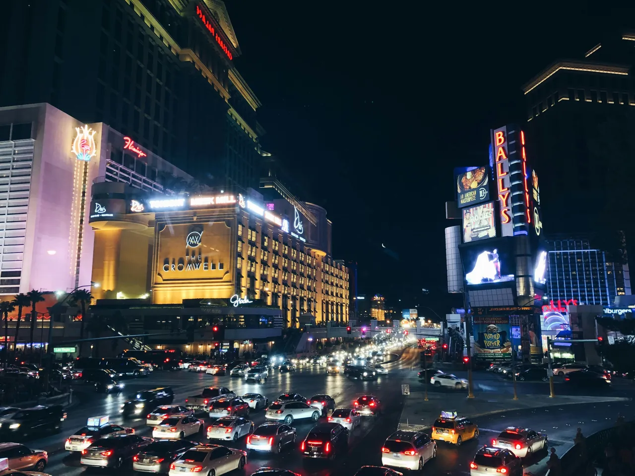 Vegas at night. Photo by Tamara Demir.