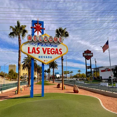 Welcome to Las Vegas. Photo by David Lusvardi