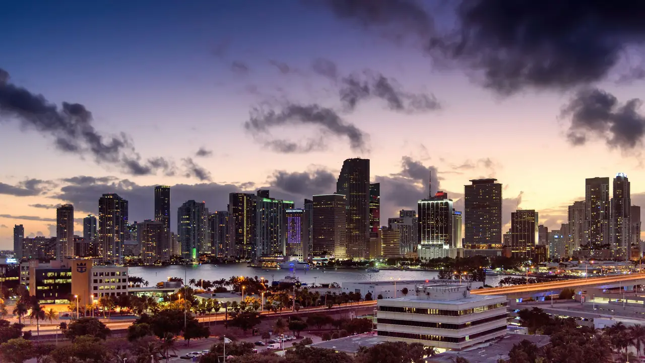 A panoramic viwew of downtown Miami. Photo by Joe Desousa.