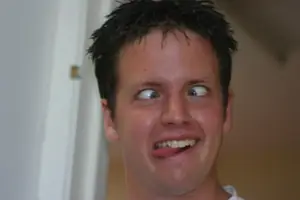Photo of a stupid man.